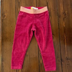 Boden Fuchsia Leggings with Pink Waistband